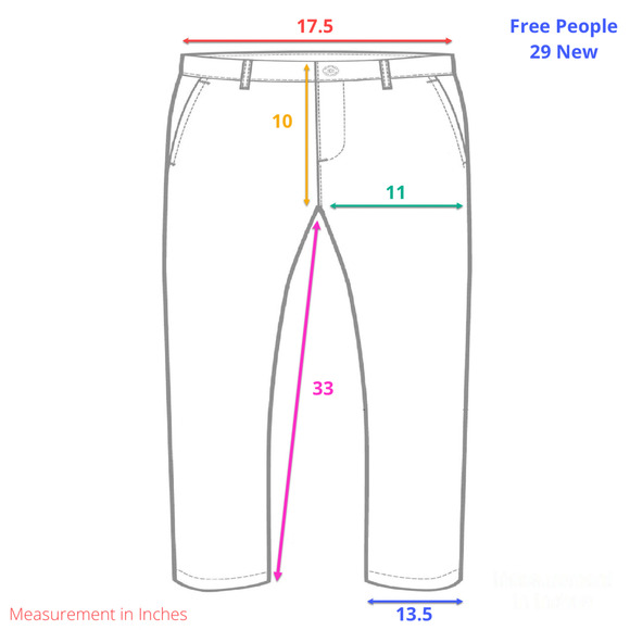 NWT Free People Drapey Flare Beryl Jeans SIZE 29 Flare Leg 35 x 33 RUNS LARGE - Picture 3 of 12